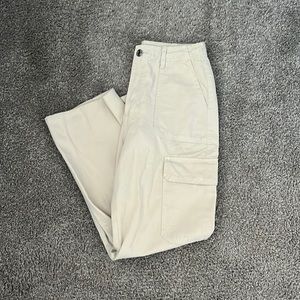 zara TRF straight leg cargos